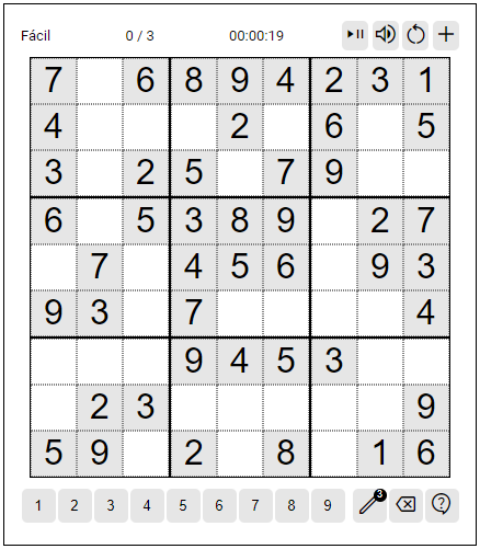 juego sudoku